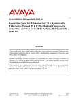 Avaya 1600 Series IP Deskphones Application Note