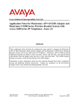 Avaya 1600 Series IP Deskphones Application Note