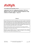 Avaya 1400 Series Digital Deskphones Application Note