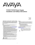 Avaya 1151D1/1151D2 User's Manual