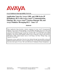 Avaya 1200-Series Application Note