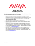 Avaya 1010/1020 User's Manual