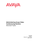 Avaya 1000 Series Video Conferencing Systems User's Manual