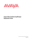 Avaya 1000 Series Video Conferencing Systems Deployment Guide