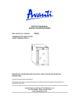Avanti EWC28 User's Manual