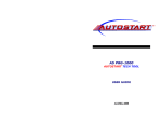 Autostart AS-PRG-1000 User's Manual