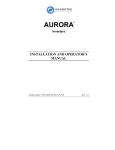 Aurora PVI-3600-OUTD-UK-F-W User's Manual