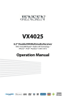 Audiovox VX4025 Owner's Manual