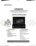 Audiovox VX4010 Installation Manual