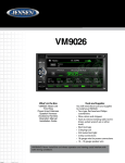 Audiovox VM9026 Installation Manual