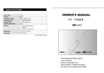 Audiovox VBT100 User's Manual