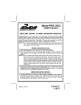 Audiovox PRO 2032 User's Manual