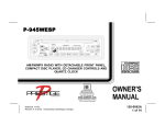 Audiovox Prestige P945WESP User's Manual