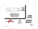 Audiovox P-956G User's Manual