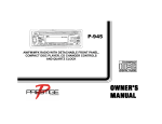 Audiovox P-945 User's Manual