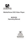 Audiovox MVDVD2 User's Manual