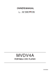 Audiovox MVDV4A User's Manual