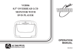 Audiovox Mobile Video 128-8342 User's Manual