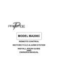 Audiovox MA200C User's Manual