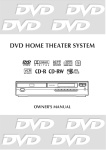 Audiovox DVD Home Theater System User's Manual