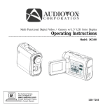 Audiovox DC500 User's Manual