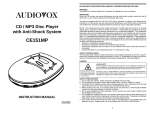 Audiovox CE151MP User's Manual