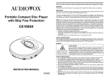Audiovox CE1000X User's Manual
