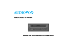 Audiovox AVP-8200 User's Manual