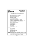 Audiovox APS-775 User's Manual