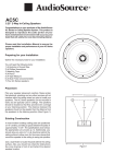 AudioSource 2-Way User's Manual