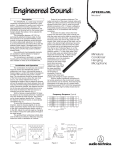 Audio-Technica MICROLINE AT933RX/ML User's Manual