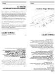 Audio-Technica ATR6550 User's Manual