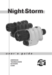 ATN Night Storm NIGHT VISION MONOCULAR User's Manual