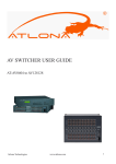 Atlona AV128128 User's Manual