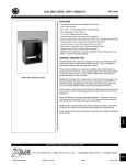 Atlas Sound Welded Desk Top Cabinets 400 Series User's Manual