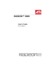 ATI Technologies Radeon X600 User's Manual