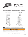 ATD Tools Drill Atd-7452 User's Manual