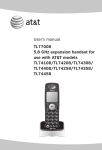 AT&T TL77008 User's Manual