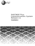 AT&T PARTNER Plus Communications System Release 3.1 User's Manual