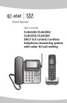 AT&T CL84250 User's Manual