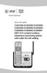 AT&T CL82209 User's Manual