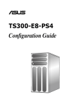 ASUS TS300-E8-PS4 E8467 User's Manual