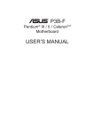 ASUS P3B-F User's Manual