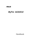 ASUS MYPAL 632 User's Manual