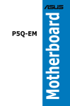 ASUS Motherboard P5Q-EM User's Manual