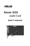 ASUS D2X User's Manual