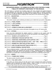 Assa ELECTRIC LOCK User's Manual