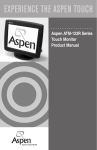 Aspen Touch Solutions ATM-123R Series User's Manual