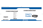 Ask Proxima C460 User's Manual