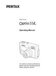 Asahi Pentax Optio 33-L Operating Manual
